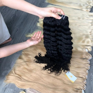 Minh Khang Vietnam Ofrece Extensiones de Cabello Humano 100% Natural, Color Negro Natural, Liso, 30 Pulgadas, Doble Trama a Máquina, Mejor Precio - Product Image 1