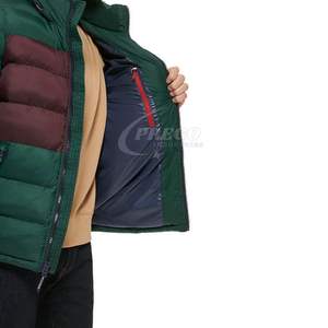 Chaqueta Acolchada Impermeable para Hombre, Abrigo de Invierno con Efecto Burbuja y Forro Polar, Cierre con Cremallera - Product Image 2