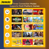 Manette de jeu sans fil Jemdo pour PS4, PS3, Switch, PC, avec fonction de vibration, compatible avec toutes les plateformes