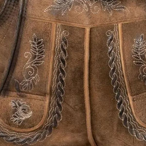 Short Lederhosen 100% coton personnalisé OEM Costume de fête à thème allemand Oktoberfest à motif solide pour les acheteurs en gros - Product Image 6