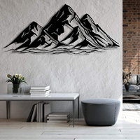 Décoration murale élégante en fer forgé moderne avec finition thermolaquée pour la décoration intérieure - Achetez directement auprès du fournisseur