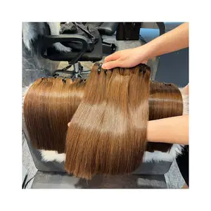 Top quality Vietnam human hair supplier brown color extension human hair