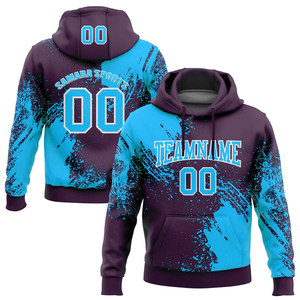 Vêtements de sport surdimensionnés de haute qualité, pull en polyester de couleur unie pour hommes, sweat à capuche décontracté pour hommes - Product Image 1