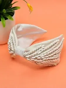 ที่คาดผมผ้าประดับลูกปัดสำหรับผู้หญิง ที่คาดผมปักลายลูกปัด-มีจำหน่ายในราคาขายส่ง - Product Image 5