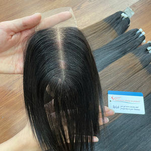 Produit phare : Closure en dentelle et extension capillaire frontale, cheveux ultra-lisses, diverses couleurs, sans perte ni nœuds - Product Image 5