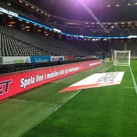 Écran LED d'affichage publicitaire pour clôture de stade de football, étanche, extérieur, P6.67 P8 P10, écran LED couleur pleine, mur vidéo pour événements sportifs