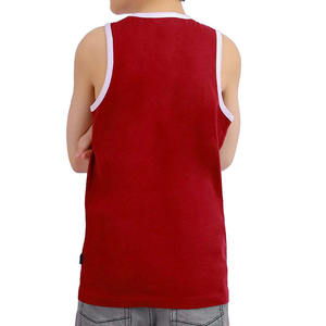 Wholesale Casual Wear Tank Top High Quality Custom Cotton Sleeveless Sweat <b>Vest</b> Boys Tank Top for Kids - Product Image 2