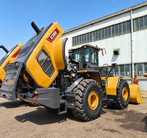 Chargeuse sur pneus XC998 de grande capacité, poids opérationnel 30500 kg, godet de 5,4 m³, pour la logistique portuaire et les travaux d'agrégats - Product Image 5