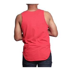 Best Selling Men's 100% Cotton Single Jersey Tank Top Comfortable Casual Neck Design for Summer Sports Running Bangladesh's - Product Image 2