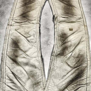 Pantalones Vaqueros Ajustados de Estilo Hip-Hop para Hombre, con Lavado Desgastado y Decolorado, Estilo Urbano, con Acabado Encerado y Manchas - Product Image 4