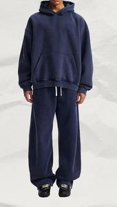 Sudadera con Capucha Extra Grande de Estilo Vintage Lavada al Ácido, Sudadera de Algodón - Product Image 2