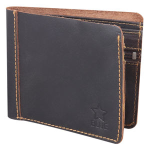 Cartera abierta de cuero para hombre con función RFID - Product Image 1