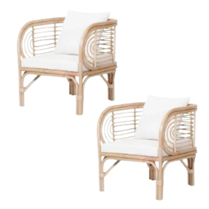 Muebles de jardín hechos a mano para interior y exterior, sillones de ratán, sala de estar Natural nórdica, silla de ratán de Indonesia a la venta - Product Image 6