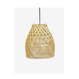 Lámpara Colgante LED de Mimbre Tejida a Mano, Estilo Rústico, con Pantalla de Ratán, Luz Blanca Cálida Suave, Personalizable para Cocina y Sala de Estar - Product Image 2