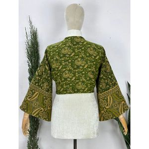 Boho-Chic Krawattentop Aus Yakwolle Himalaya-Wolle Handgefertigtes Indisches Neckholder-Wickeltop Mit <b>Hippie</b>-Vibes - Product Image 3