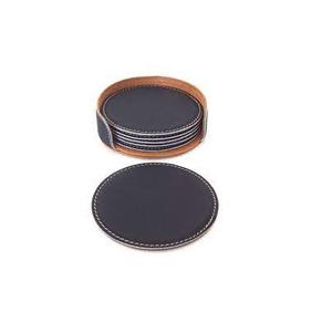Top Selling Table Ware Natural Leather Coasters for Home Hotel Table Ware Tea Drink Ware Coaster Handmade Shiny <b>Polished</b> - Product Image 4