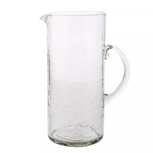 Jarra de Vidrio de Alta Calidad con Estilo Martillado, Cristalería Texturizada Premium para el Hogar y la Cocina - Product Image 1