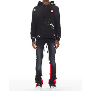Chándales Deportivos de Invierno Transpirables de Color Sólido 100% Algodón para Uso en Exteriores, Más Vendidos para Hombre - Product Image 1