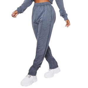 <b>Women</b> 100%Cotton <b>Fleece</b> Rise Straight Leg Cargo <b>Trouser</b> with Adjustable Waist Cargo Pants Cotton Loose <b>Trousers</b> <b>Women</b> Breathable - Product Image 3