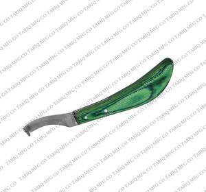 Cuchillo veterinario de acero inoxidable para pezuña, herramienta profesional para recortar pezuñas de caballo de TARIQ MFG CO CE ISO EU - Product Image 6