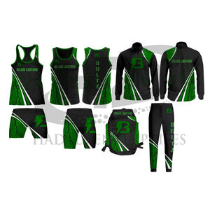 Uniforme profesional de pista y campo para correr para hombres, ropa deportiva transpirable, chaleco y pantalones cortos, uniforme de equipo - Product Image 6