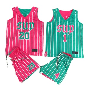 Uniforme de Baloncesto sin Mangas, 100% Poliéster, Transpirable, de Alta Calidad, Personalizable, Ropa Deportiva para Exteriores, el Mejor Diseño - Product Image 6