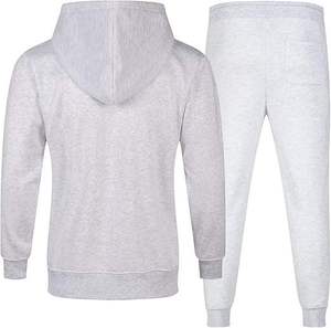 ชุดวอร์มผู้ชายคุณภาพสูงสำหรับฤดูหนาว สไตล์สตรีทแวร์ ขายดี รับสกรีนโลโก้ ซิป ระบายอากาศได้ดี ผลิตจากโพลีเอสเตอร์/ไนลอน ขายส่ง - Product Image 4