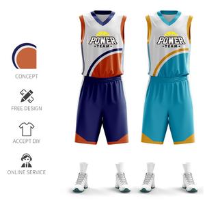 Ensembles d'uniformes de basket-ball en polyester sport personnalisés pour hommes, maillots de basket-ball professionnels respirants à séchage rapide - Product Image 4