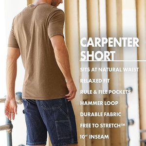 Collection Tendance Décontractée pour Hommes : Ensemble de Shorts en Toile Taille Moyenne 100% Coton avec Cordon de Serrage, Écologique, Respirant et Séchage Rapide - Product Image 4