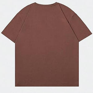 เสื้อยืดคอกลมแขนสั้นสำหรับผู้ชาย, เสื้อยืดเข้ารูปผ้าฝ้ายบ็อกซี่ใส่ได้ในราคาไม่แพง - Product Image 4