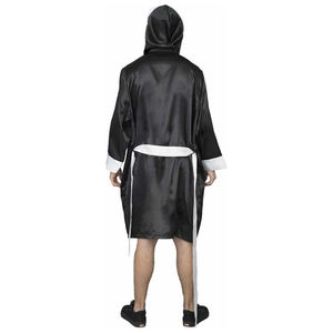 Bata de boxeo de diseño personalizado de alta calidad con capucha con logotipo de color personalizado para precio de partidos - Product Image 4