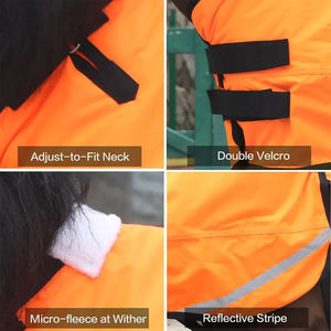 Meilleures ventes 2026 : couvertures d'hiver chaudes et lourdes pour chevaux, couvertures d'écurie imperméables pour usage équestre, couverture en maille - Product Image 4