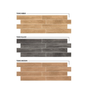 La mayoría de las tendencias Diseño moderno Tablón de madera Porcelana Cerámica Azulejos Acabado mate Serie blanca para sala de estar Oficina Villa Piso - Product Image 5