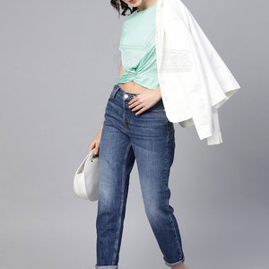 เสื้อครอปท็อปแขนสั้นผู้หญิงขายดี ผ้าฝ้าย 100% สวมใส่สบาย ระบายอากาศได้ดี น้ำหนักเบา ทันสมัย ใส่สบาย - Product Image 4