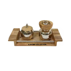 Estilo árabe metal Bakhoor hogar decorativo y Golden Top Iglesia quemador de incienso titular para refrescar el aire - Product Image 5