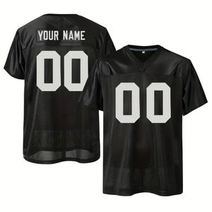 Camiseta de Fútbol Americano Bordada Personalizada con Nombre de Jugador, Uniforme de Fútbol Americano Resistente para Clubes y Escuelas - Product Image 1