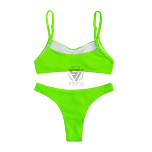 Fabricant de maillots de bain sur mesure 2026, tissu scintillant, micro triangle bikini, bikini sexy à paillettes, maillots de bain pour femmes - Product Image 2