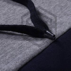 Sudaderas con Capucha Extra Grandes para Hombre, Estilo Urbano, Transpirables, Colores Sólidos, Cuello con Capucha, Color Liso Teñido, Logotipo Personalizado, OEM - Product Image 5
