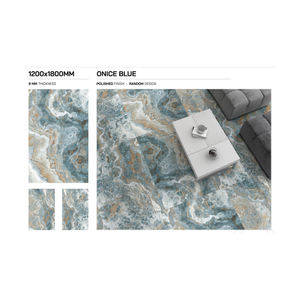 Dernière collection de carreaux de sol intérieurs en porcelaine émaillée 1800x1200mm pour villa décorative - Product Image 1