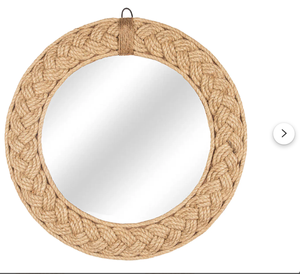 Boho Home Round All <b>Decor</b> Rustic Farmhouse <b>Decor</b> Round Wall Mirror for Living Room <b>Decor</b> <b>Aesthetic</b> Boho <b>Decor</b> Mirrors for Wall - Product Image 1