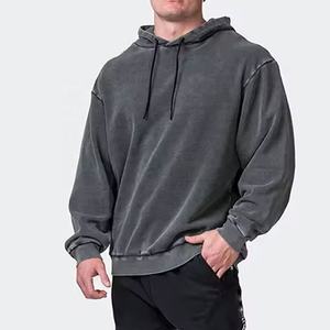 Winter Clothing Custom Stone Washed Acid Washing Sweatshirts 100% Cotton <b>Waffle</b> Knit Thermal <b>Shirts</b> Long Sleeve Acid Wash - Product Image 6