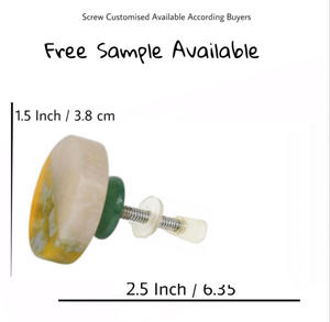 Tricolore résine tiroir porte armoire boutons tirer poignée polyvalent pour cuisine chambre extérieur salon Villa hôtel école - Product Image 3