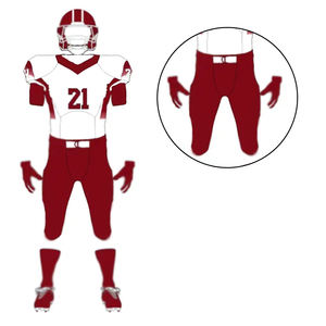 Meilleur style durable léger de qualité supérieure pour adultes ensemble d'uniformes hauts de football américain maillot de football américain pour hommes - Product Image 5