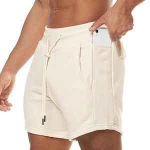 Shorts de sport basiques en maille avec logo personnalisé imprimé pour hommes, confort, taille élastique, shorts en maille par sublimation - Product Image 6