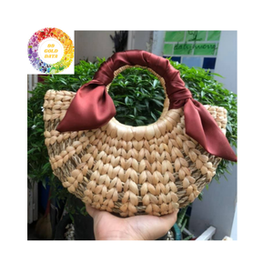 Sac de jacinthe d'eau de haute qualité sac de jacinthe d'eau tissé à la main du Vietnam fournisseur de confiance pour un style écologique et durable - Product Image 2