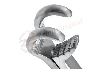 Peralatan ortopedi kekuatan <span class=keywords><strong>Manual</strong></span> Lowman kualitas terbaik 4.75 "(12cm) 1x2 Prong penjepit ortopedi penjepit tulang bedah - Product Image 3