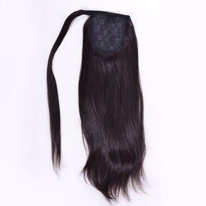 Queue de cheval vendeur en gros queue de cheval bouclée 180 grammes cheveux indien vendeur de cheveux queue de cheval cheveux complets - Product Image 5