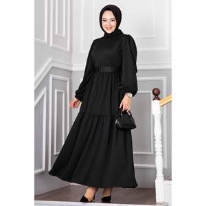 Vestido Beliz Belted Hijab Negro - Product Image 6
