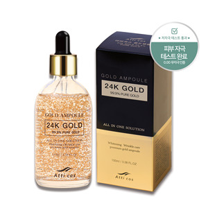 ATTICOS 24K Gold Ampoule 100mL Korea Cosmetics Venta al por mayor Medical Exfoliating Luxury Healthy Skin 24K Gold Ampoule - Product Image 4