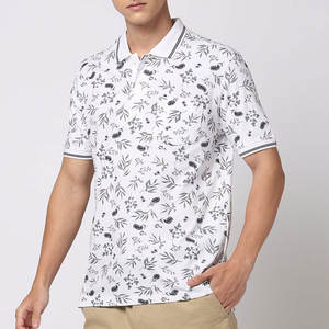 Camisetas de polo de alta calidad Camisetas de Polo de manga corta personalizadas con estampado de pantalla personalizado para hombres 100% algodón Casual Patrón personalizado gratis - Product Image 1